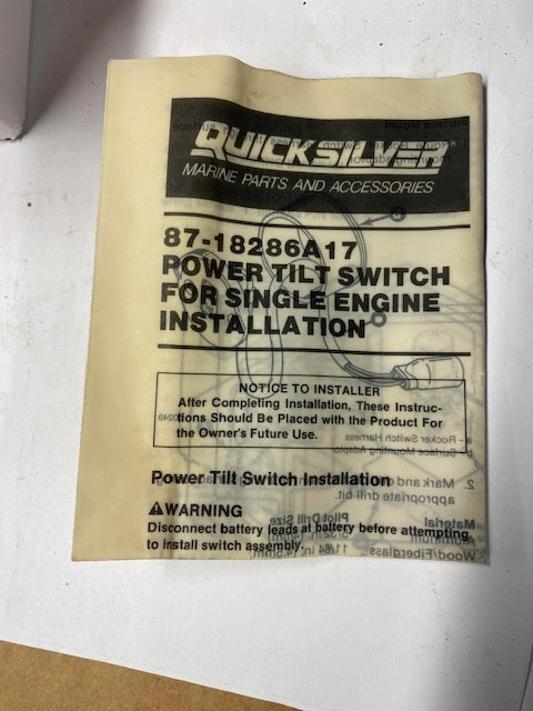 Mercury/Mariner 2.5L EFI Outboard Trim/Tilt Switch Kit - 87-18286A17